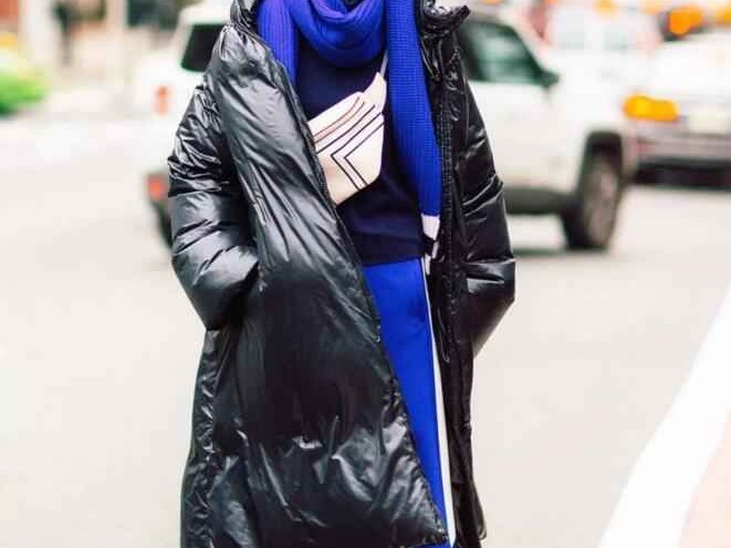 冬日羽绒服时髦秘诀 一顶帽子让你告别路人感