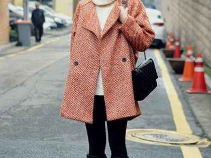 粉色毛衣搭外套秘诀全攻略