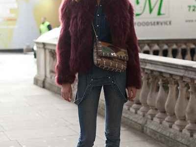 皮草搭配裤子指南 穿出冬日贵气与时尚