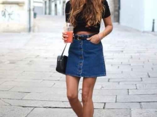 牛仔短裙穿搭全攻略 从职场到街头的万能搭配术