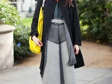 解锁黑色大衣裤装搭配术时髦高级不重样