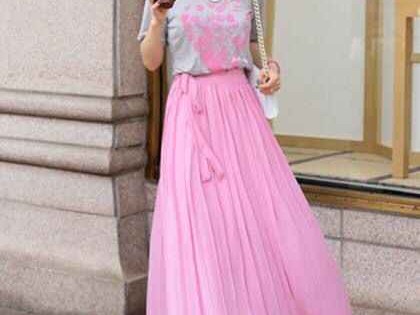 粉色裙子配上衣 解锁高级感不撞衫穿搭术